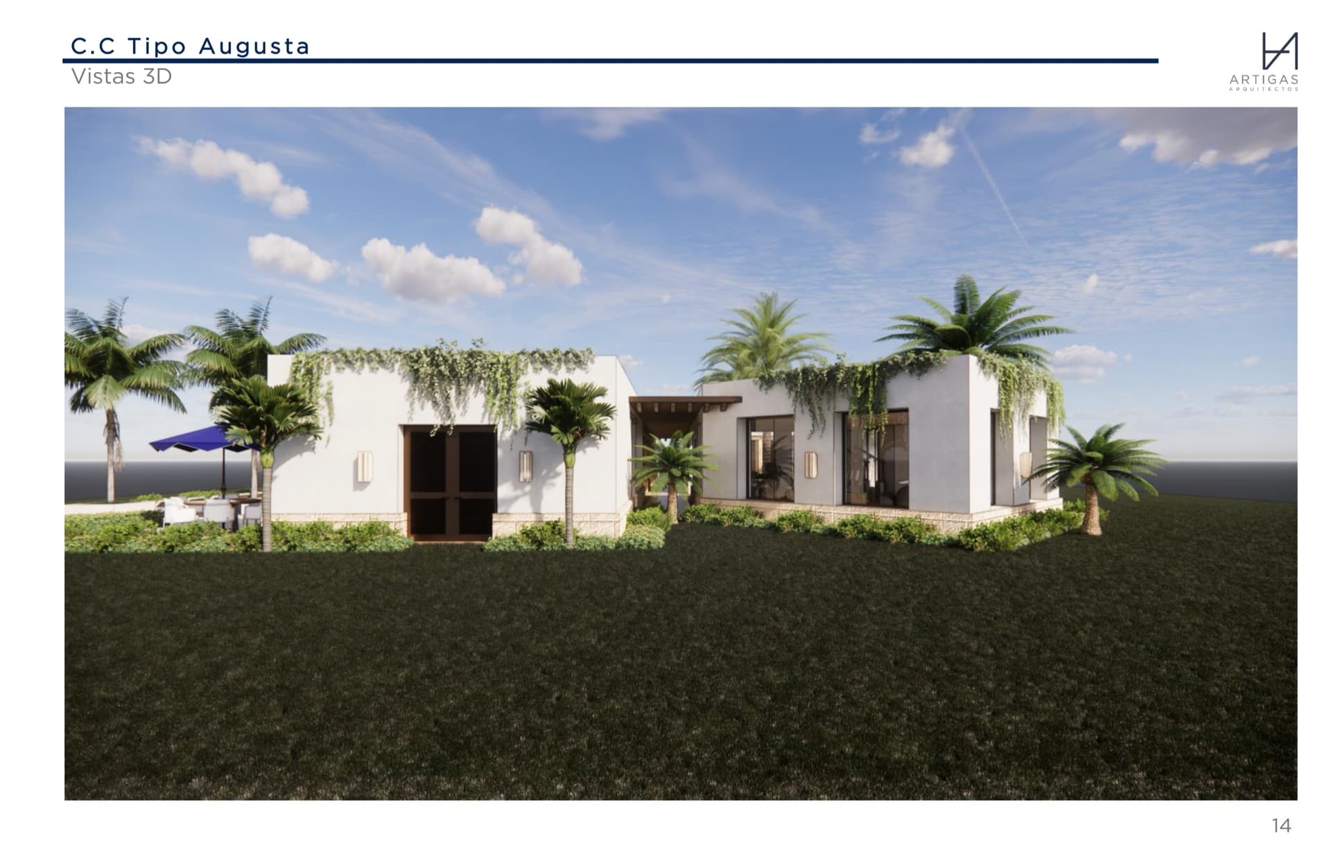 Augusta at Country Lakes — Vista aérea del desarrollo en Mérida