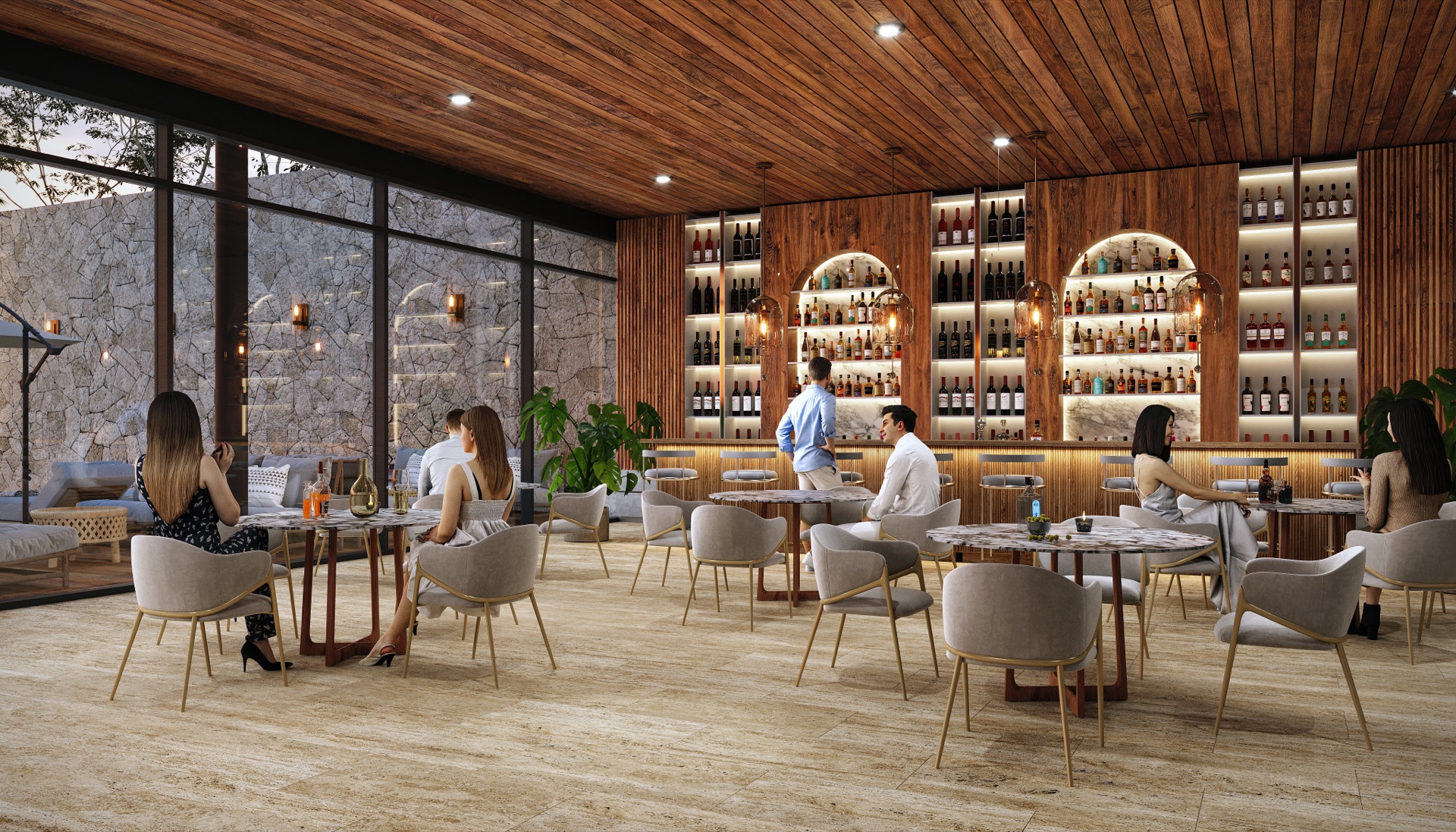 Bar y Salón Social Augusta at Country Lakes